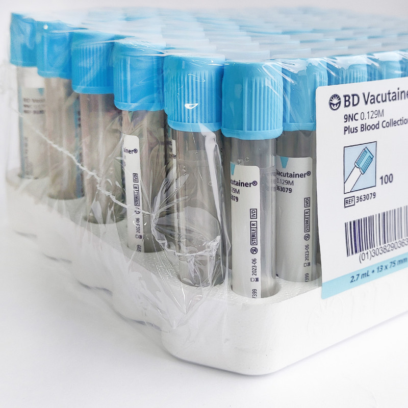 Пробірка Вакуумна BD Vacutainer® Plus та BD Vacutainer® 2,7 мл, 13х75мм, 100 шт